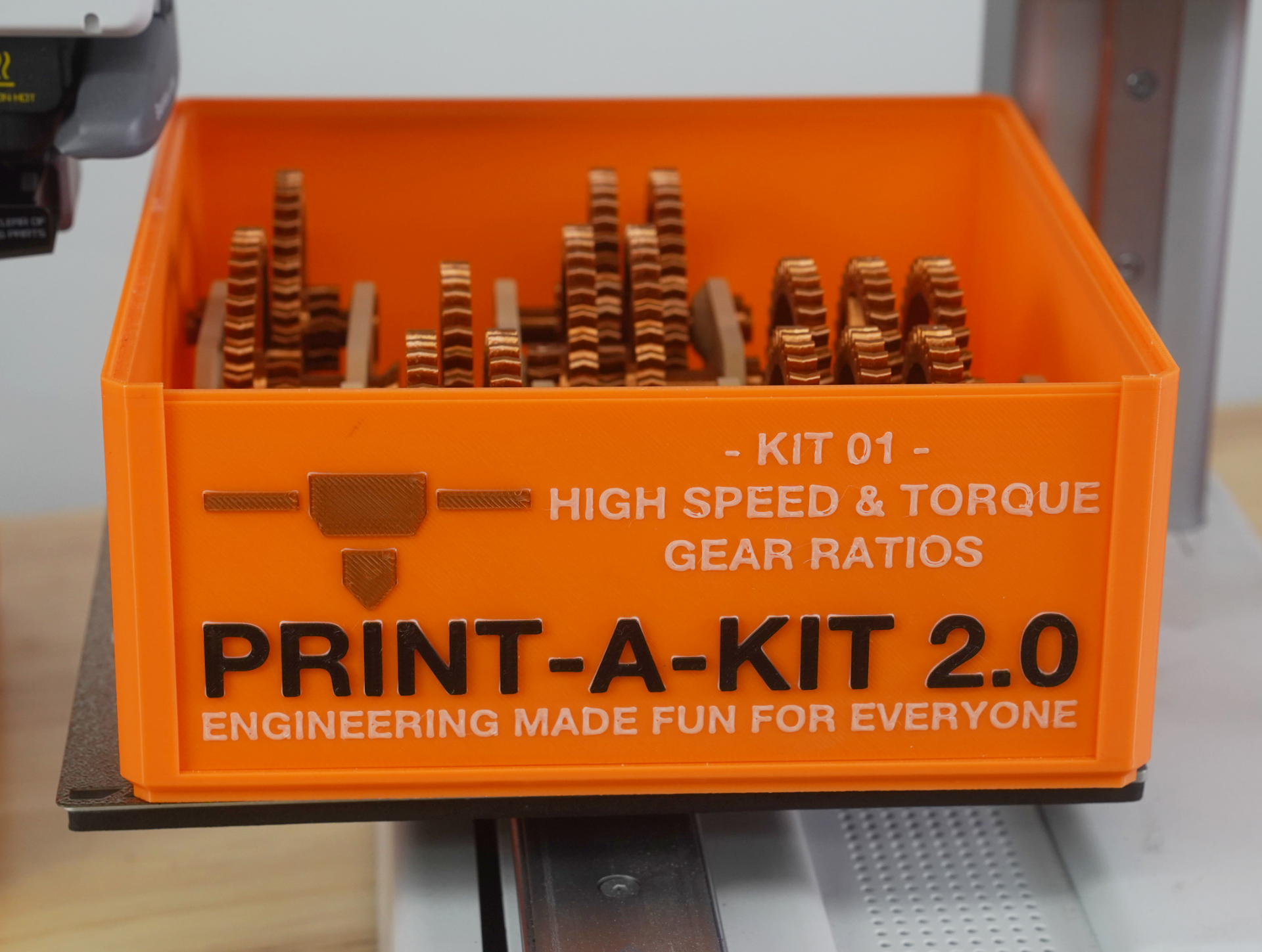 Sample Print-A-Kit | High Speed and Torque Gear Ratios