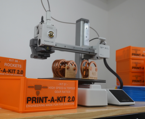 Sample Print-A-Kit | High Speed and Torque Gear Ratios