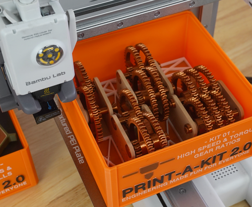 Sample Print-A-Kit | High Speed and Torque Gear Ratios